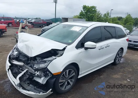 2023 Honda Odyssey Touring from USA, damaged, VIN 5FNRL6H82PB043939